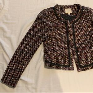 Cropped tweed jacket